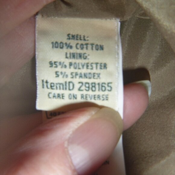 LL Bean Lined Pants NWOT - Picture 4 of 4